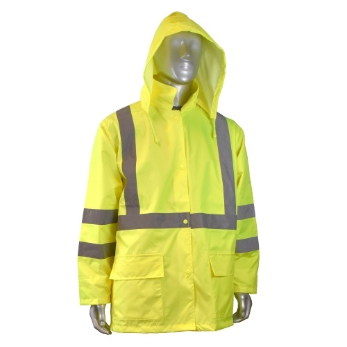 Jacket, Rain - Class 3 Hi-Viz L